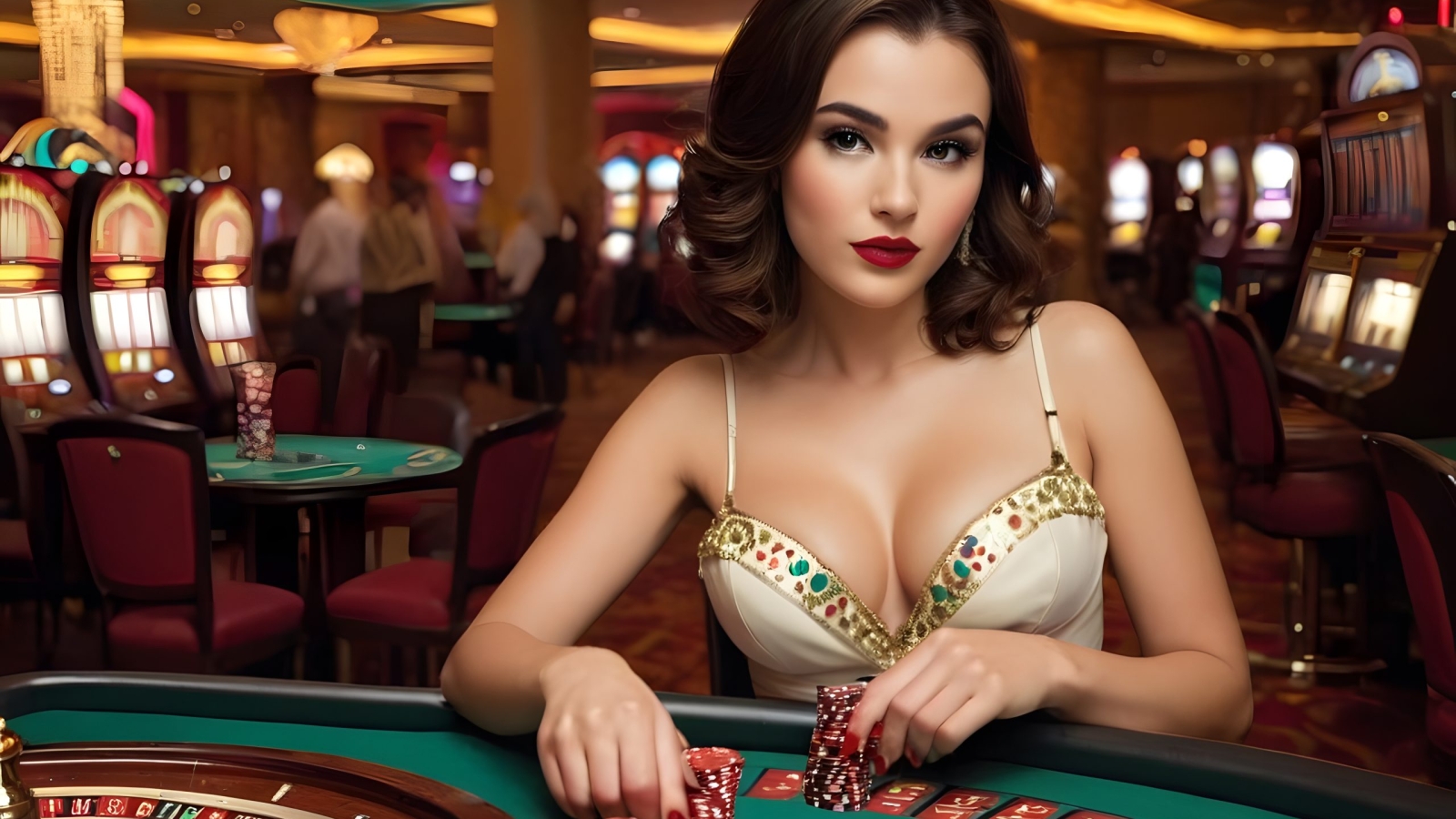 woman-playing-poker-casino-with-casino-background